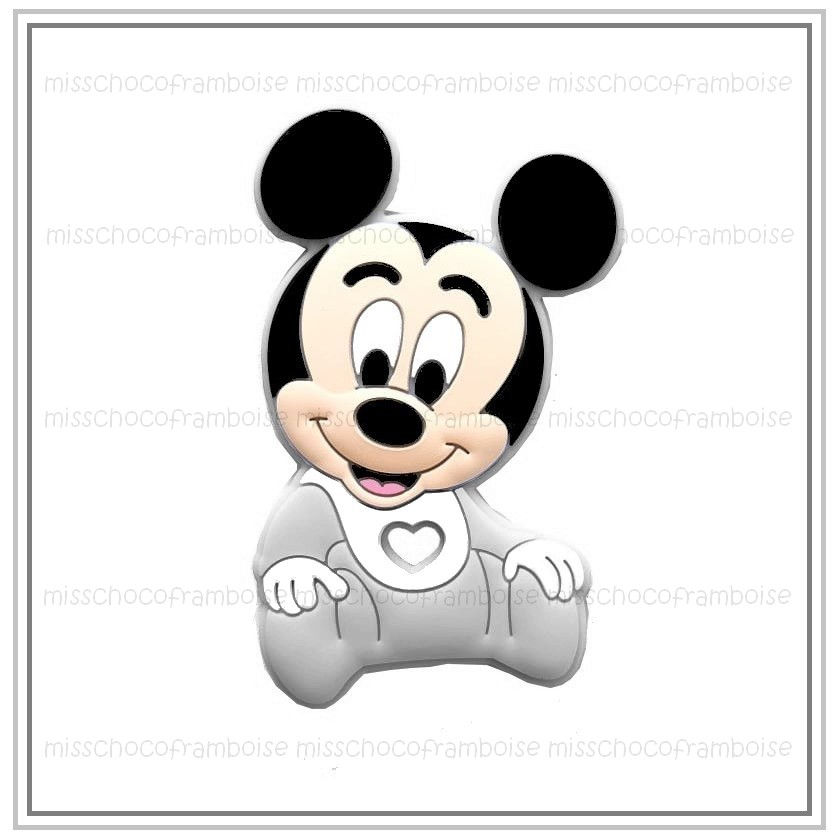 1 anneau de dentition en silicone Mickey