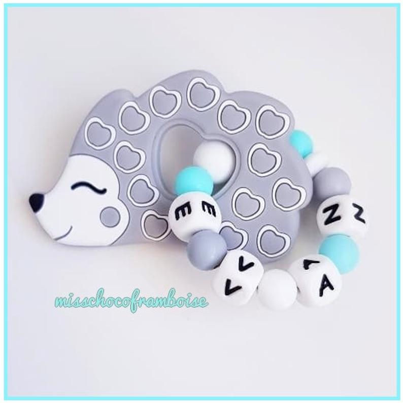 Anneau de dentition silicone Herisson