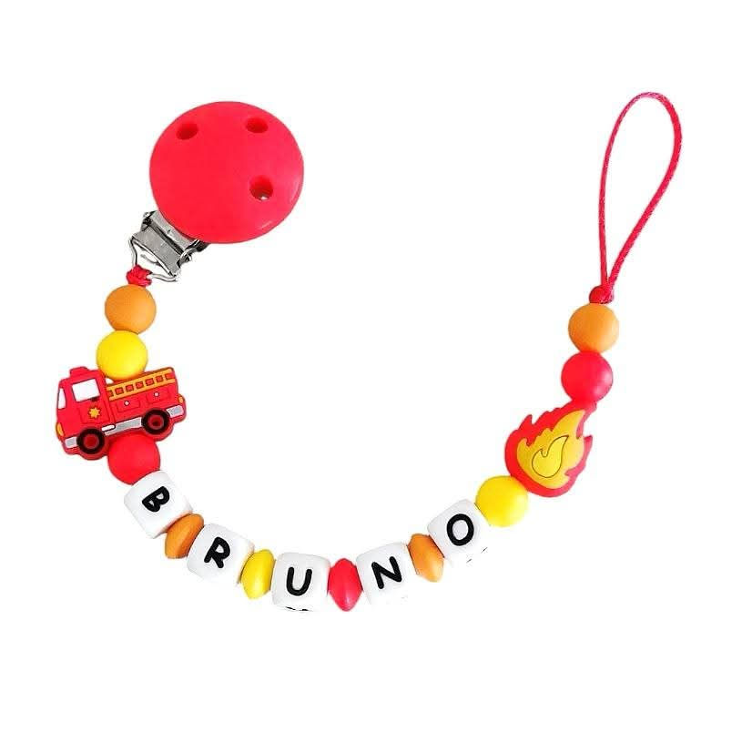 Attache tétine Pompier