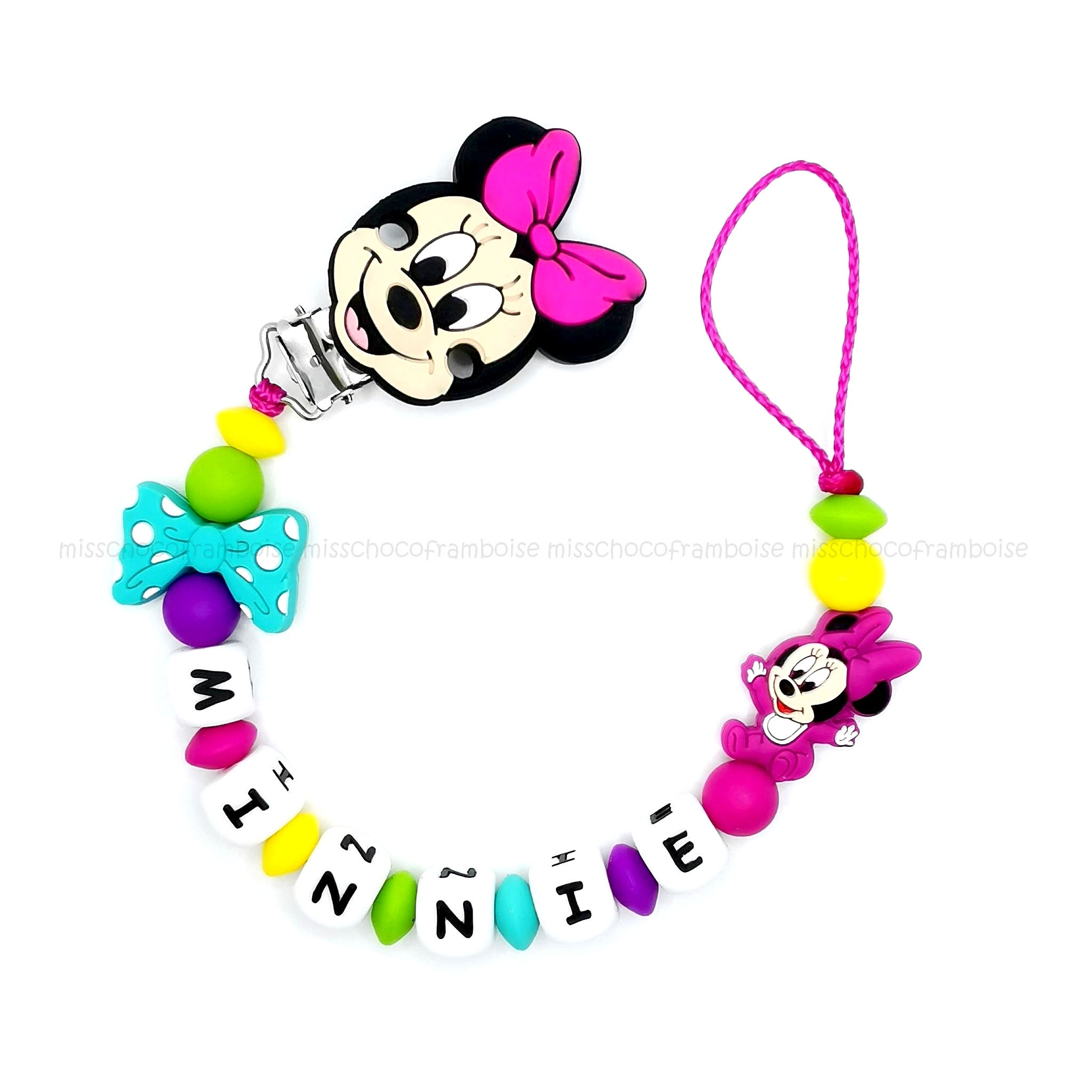 Attache tétine silicone Minnie