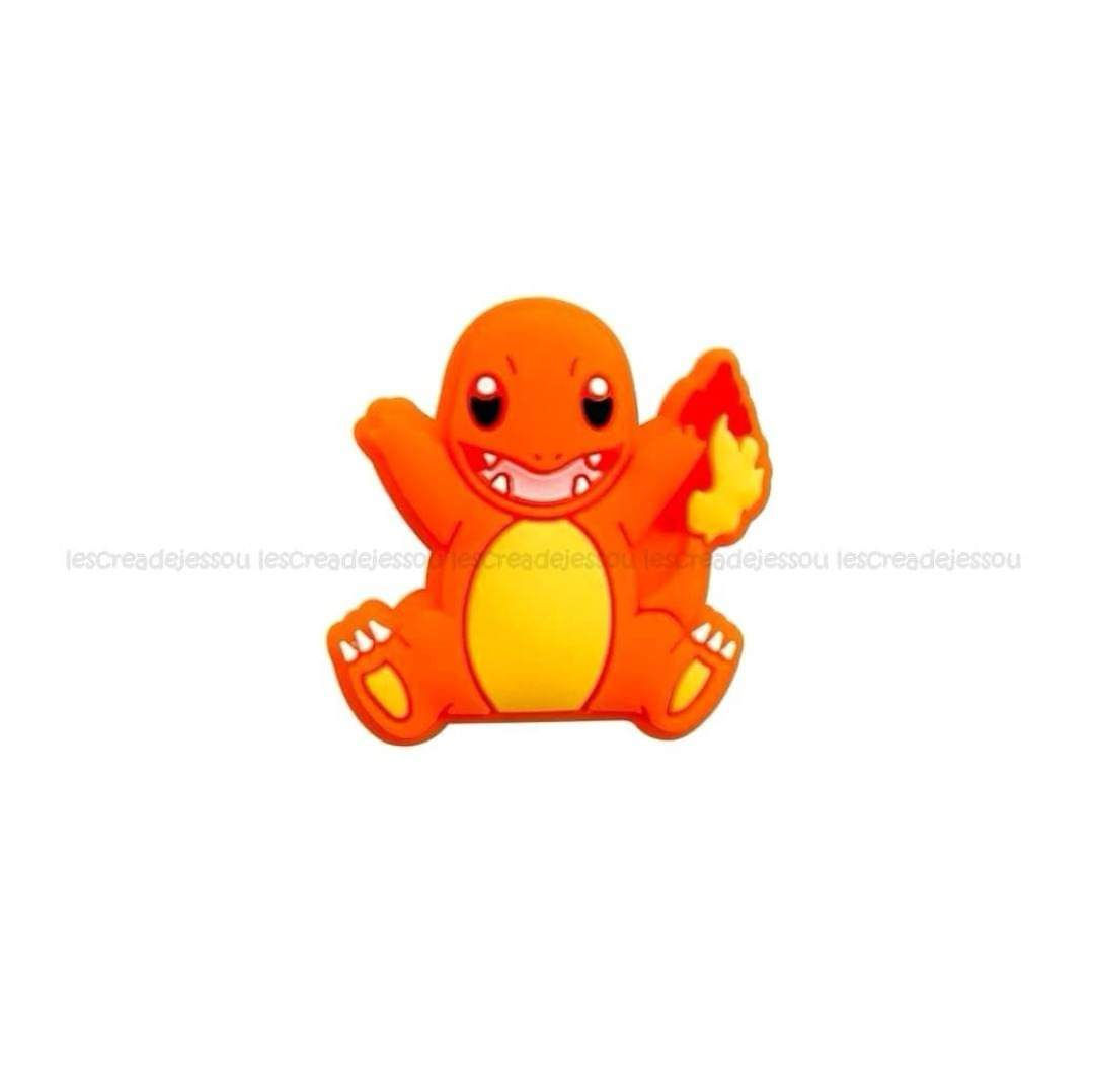 1 perle en silicone pokémon salamèche