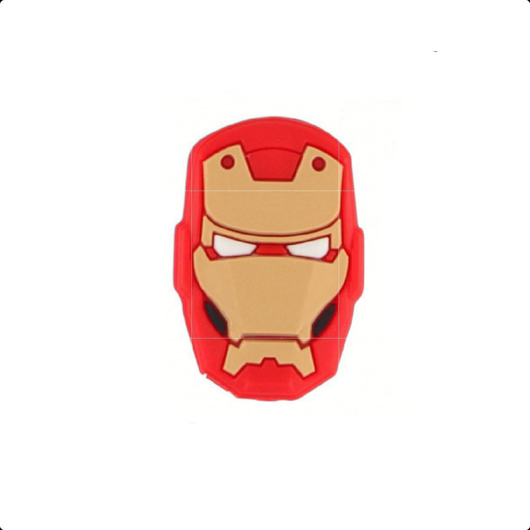 1 perle en silicone Iron man