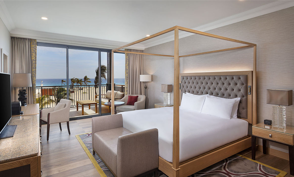 hilton hotel bedroom suite interior design sea view