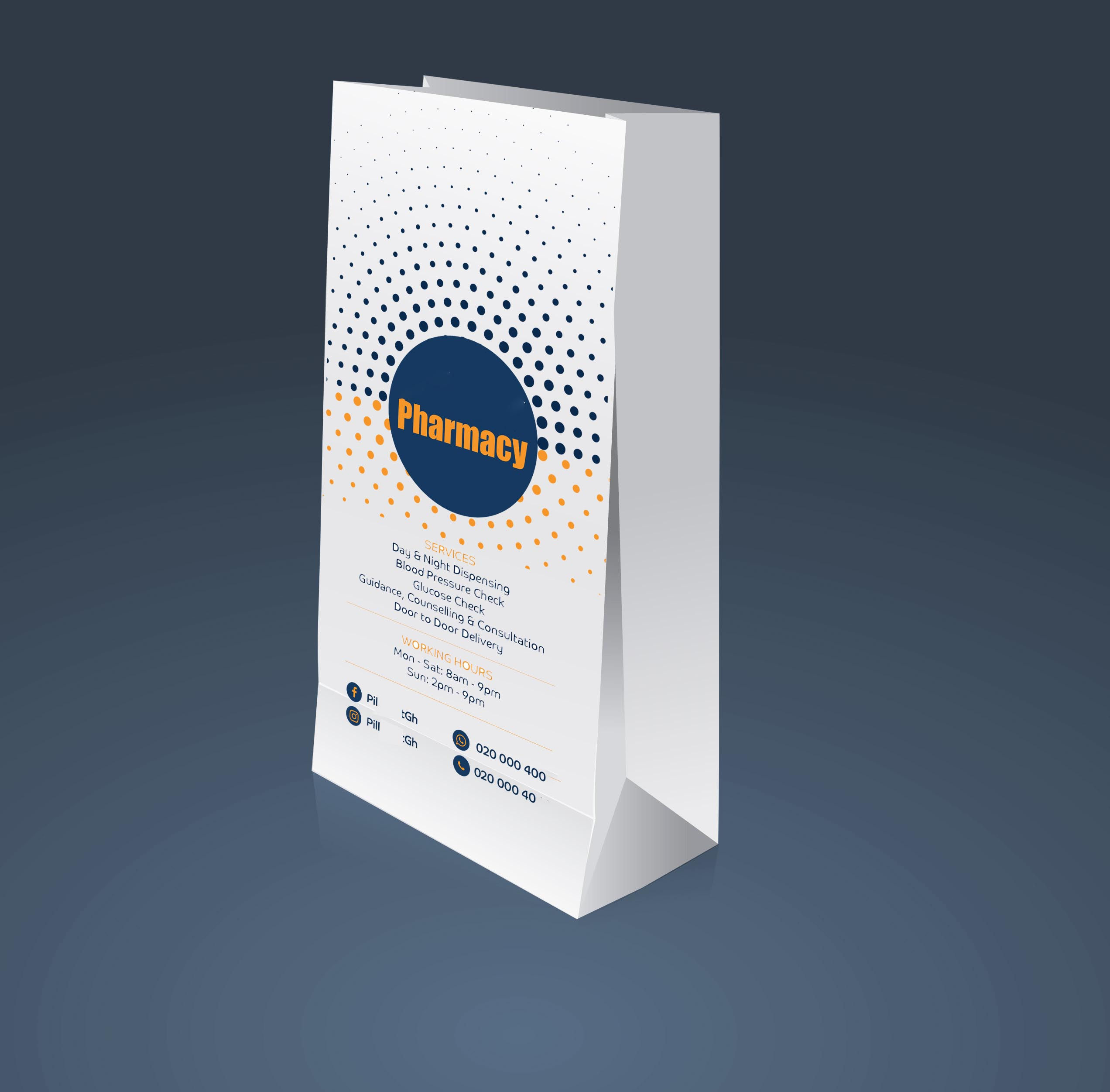 Pharmacy Envelope Design