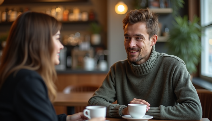 Practicing English conversation