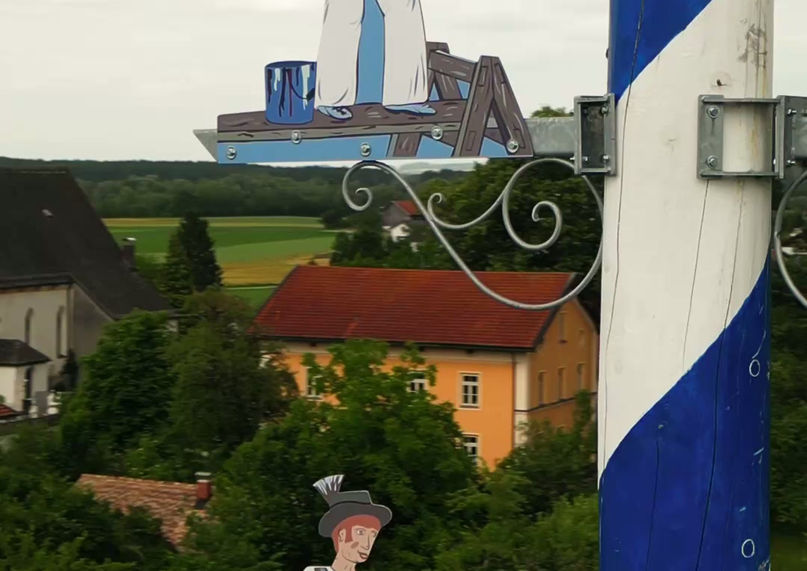 Neukonstruktion der Maibaumschilder-Halterungen: Video 3 von MetallteQ