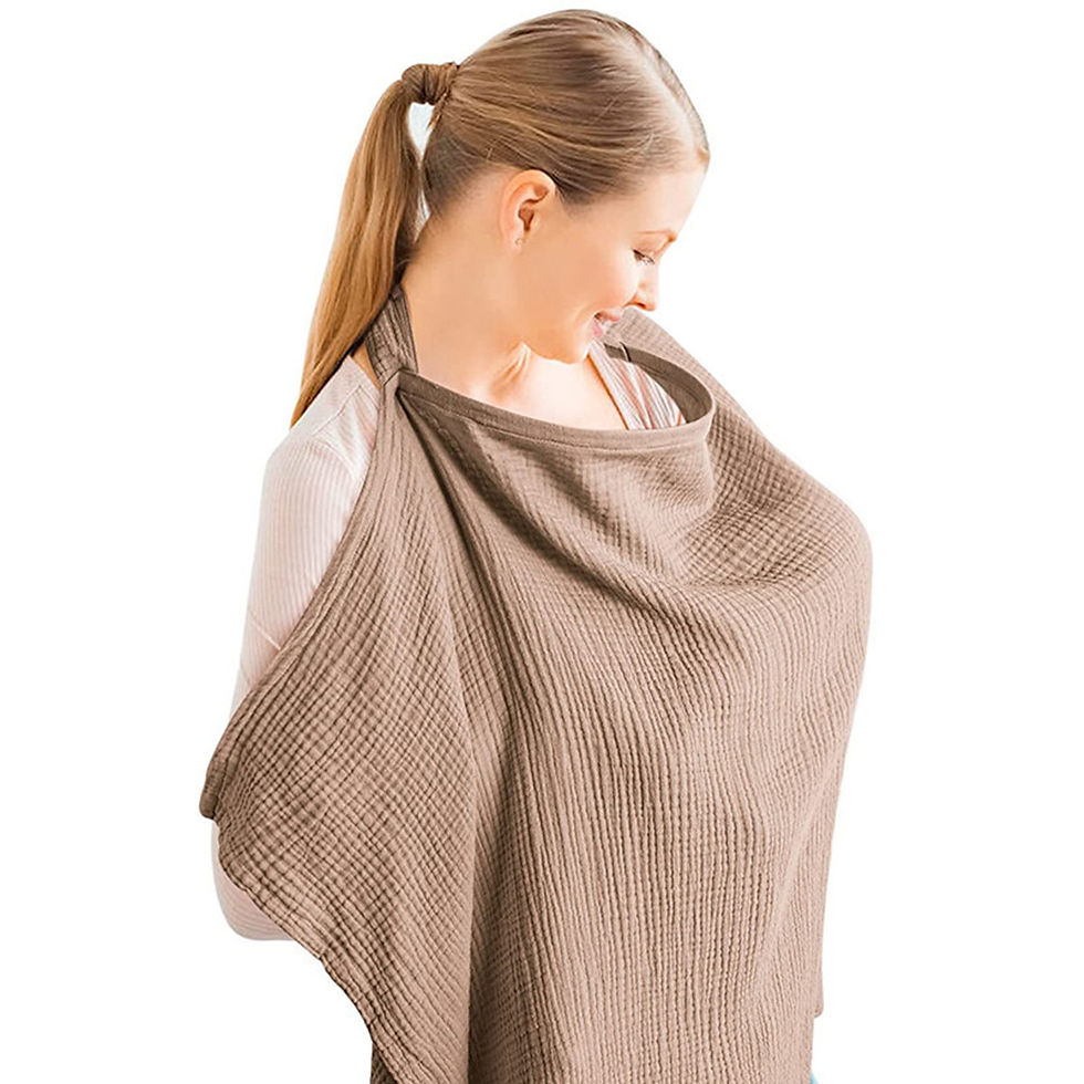 Thumbnail: Cross-Border Cotton Nursing Cover Shawl (Double Layer)