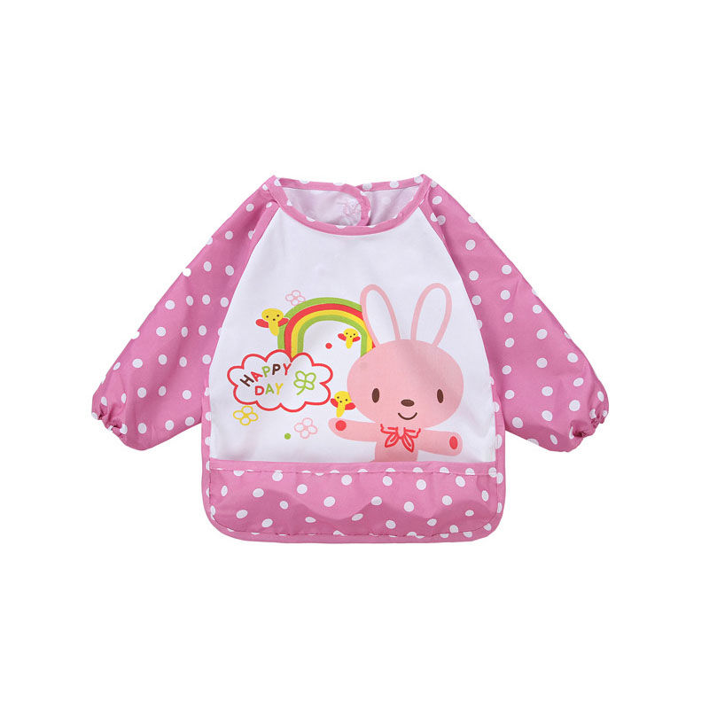 Thumbnail: Classic Long Sleeve Lace-Up Smock for Infants and Kids