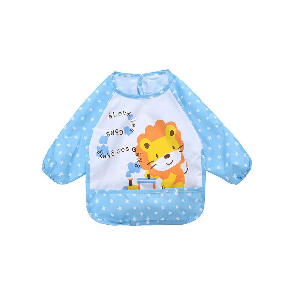 Thumbnail: Classic Long Sleeve Lace-Up Smock for Infants and Kids