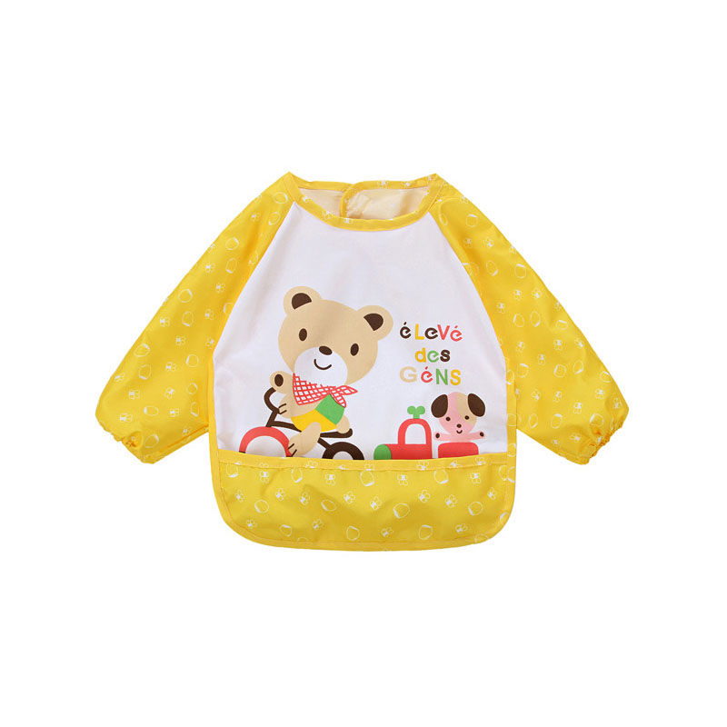 Thumbnail: Classic Long Sleeve Lace-Up Smock for Infants and Kids