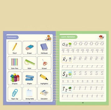 Thumbnail: Children's English Groove Magic Font Practice Set