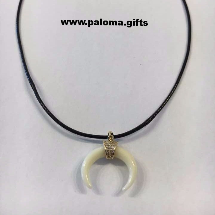 Men necklace , Men jewelry,Elephant tooth pendant necklace