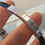 Thumbnail:  Smooth men's bracelet ,Men's bracelet ,Men's jewelry,Black cable bangle