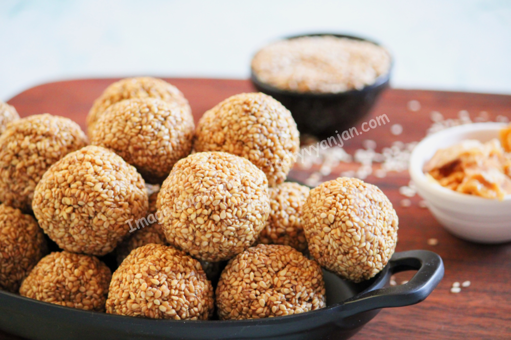 til ke laddu sesame laddu tasty vyanjan