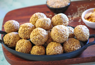 til ke laddu sesame laddu tasty vyanjan