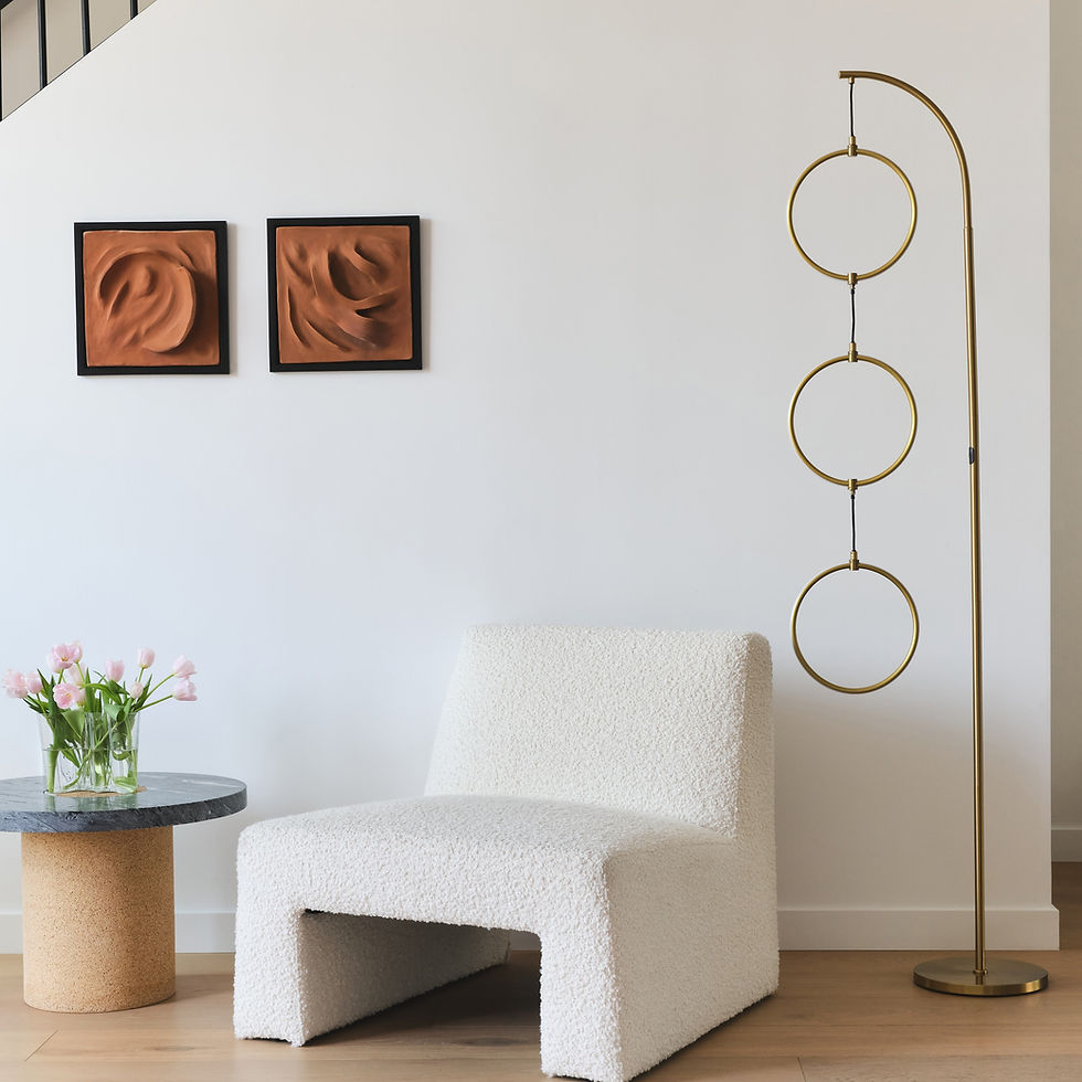 Thumbnail: Brightech Nova 74" LED 3-Ring Luxury Floor Lamp
