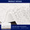Thumbnail: Subrtex Luxury Chenille Striped Bath Mat Non-slip Plush Rug