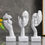 Thumbnail: Elegant Thinker Statue Set of 3 Sculptures