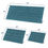 Thumbnail: Subrtex Luxury Chenille Striped Bath Mat Non-slip Plush Rug