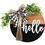 Thumbnail: Hello Door Sign - Round Welcome Sign for Front Door