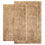 Thumbnail: Luxury Cotton Non-Slip Bath Rug Set - 2 Pieces