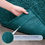 Thumbnail: Subrtex Luxury Chenille Striped Bath Mat Non-slip Plush Rug