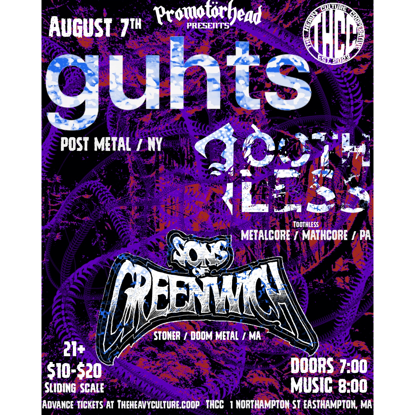 Guhts / Toothless / Sons Of Greenwich