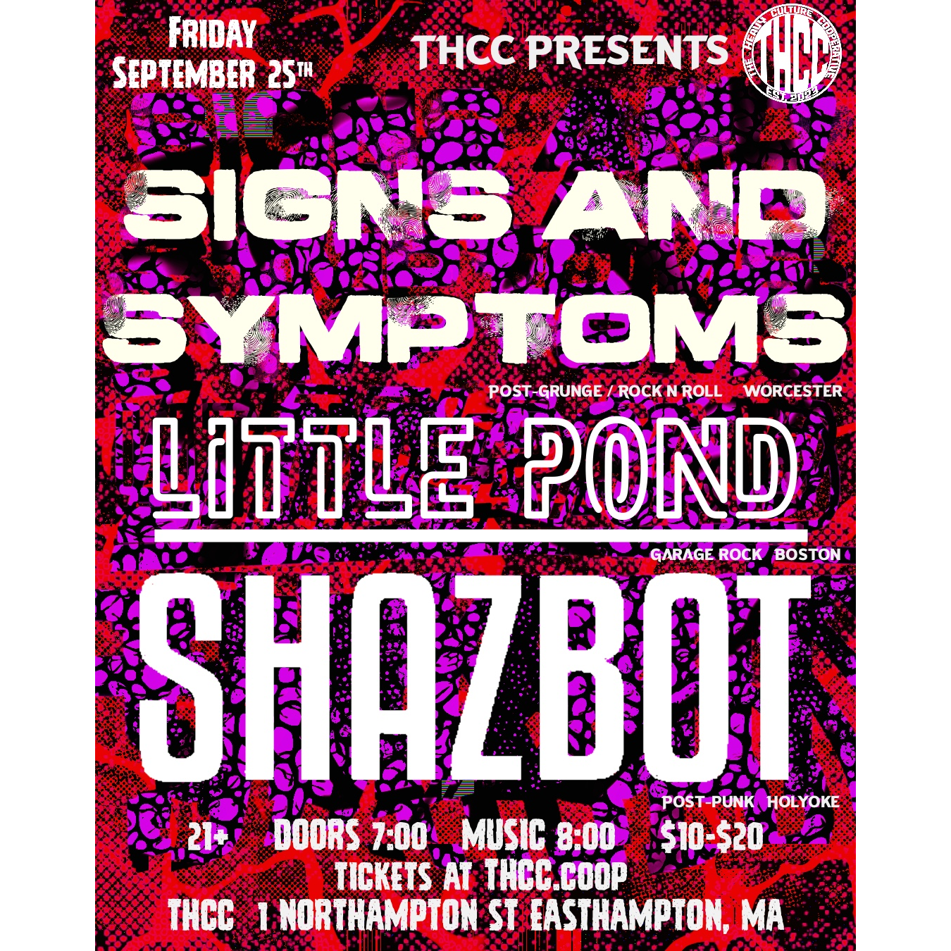 Signs And Symptoms / Little Pond / Shazbot