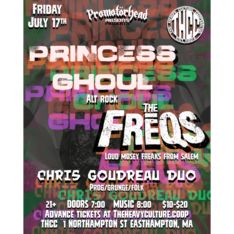 Princess Ghoul / The Freqs / Chris Goudreau Duo