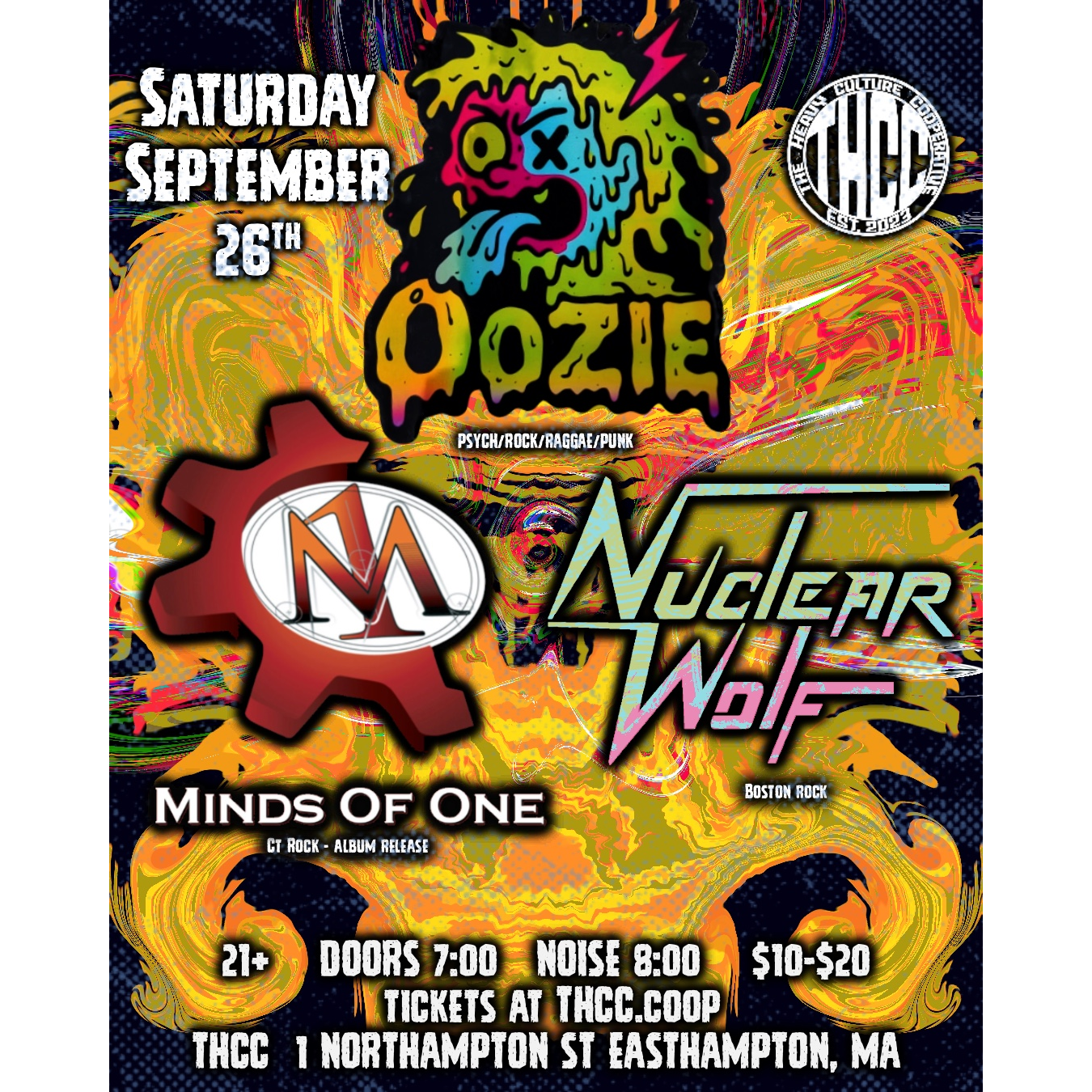 Oozie / Minds of One / Nuclear Wolf
