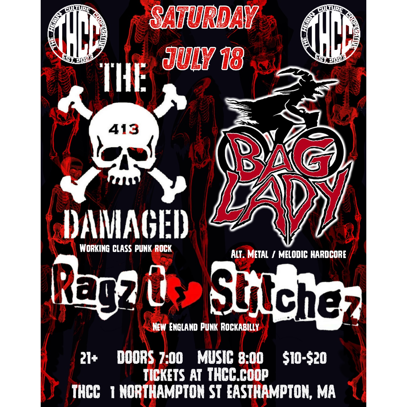 The Damaged / Bag Lady / Ragz To Stitches