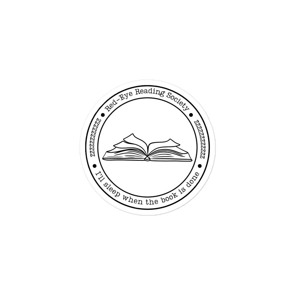Red-Eye Reader Society Vinyl Sticker