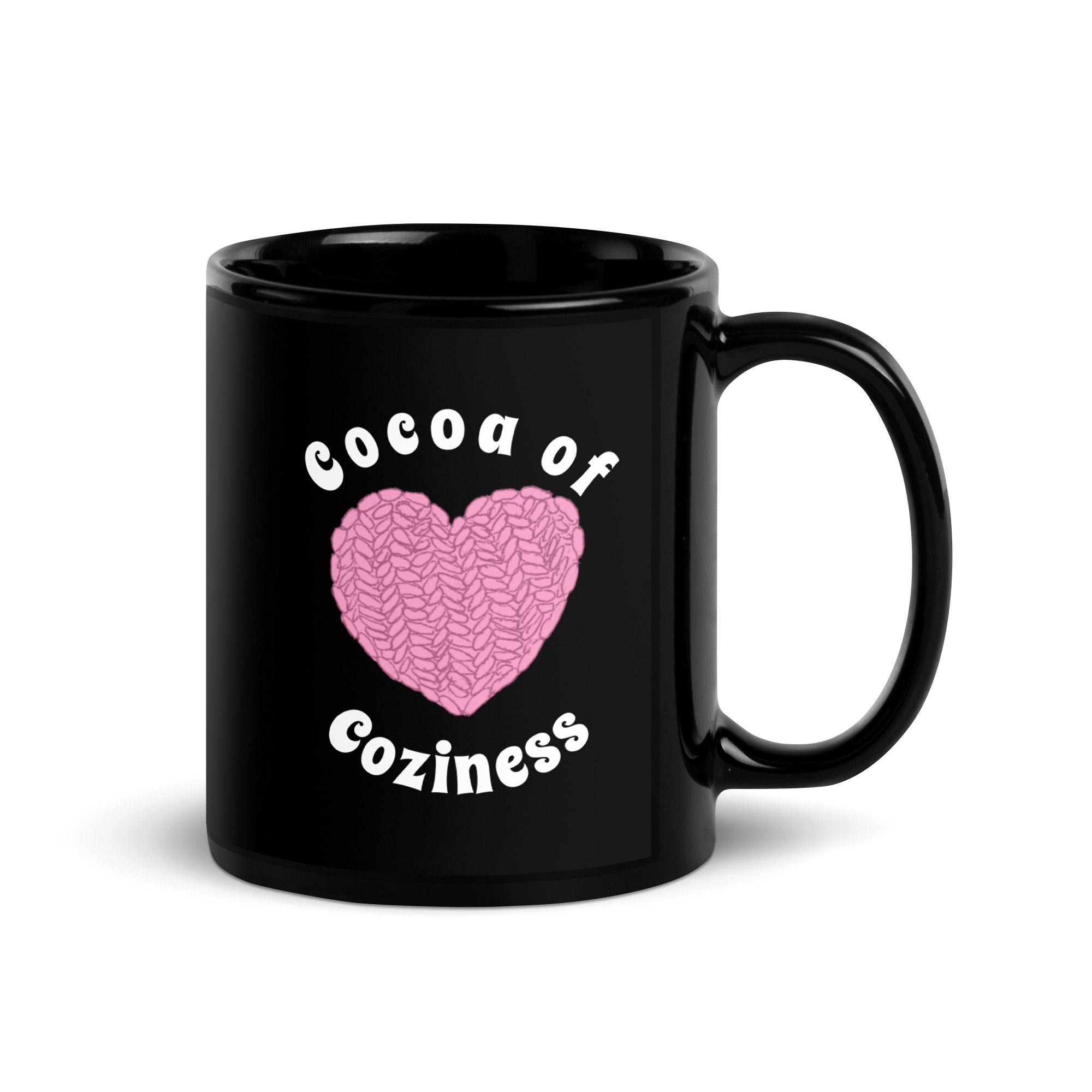 Cocoa of Coziness Mug - Black