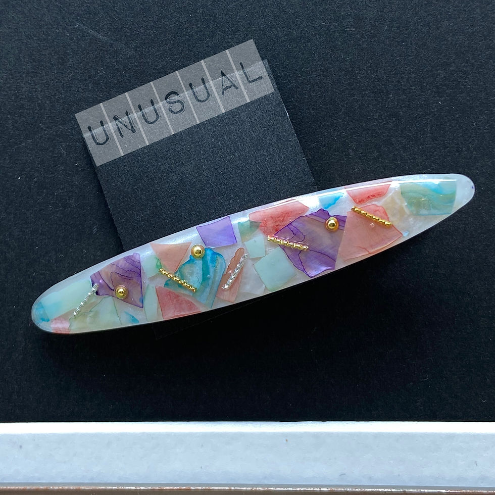 バレッタ（楕円）シェル