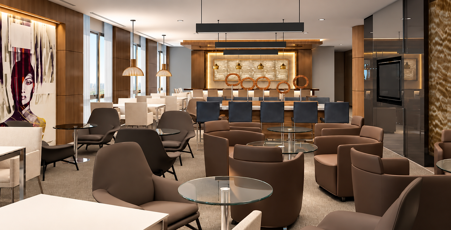 Sophisticated Modern Hotel Lounge Bar