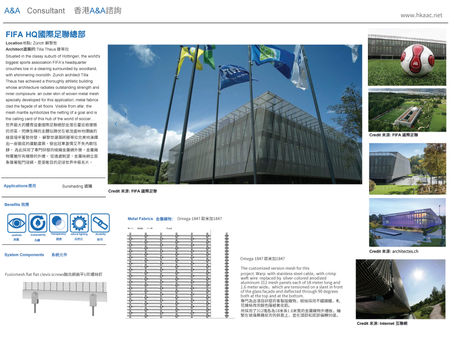 世界盃與金屬絲網 FIFA World Headquarters Mimics Soccer Net With Enveloping Metal Fabric