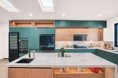 Verde Salvia+Picasso 1 Kitchen Cabinet