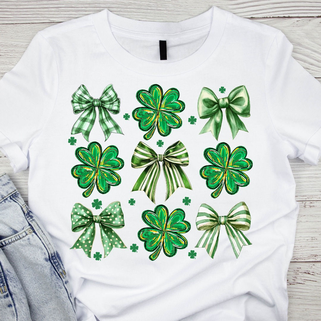 St Patricks Day -Green bows