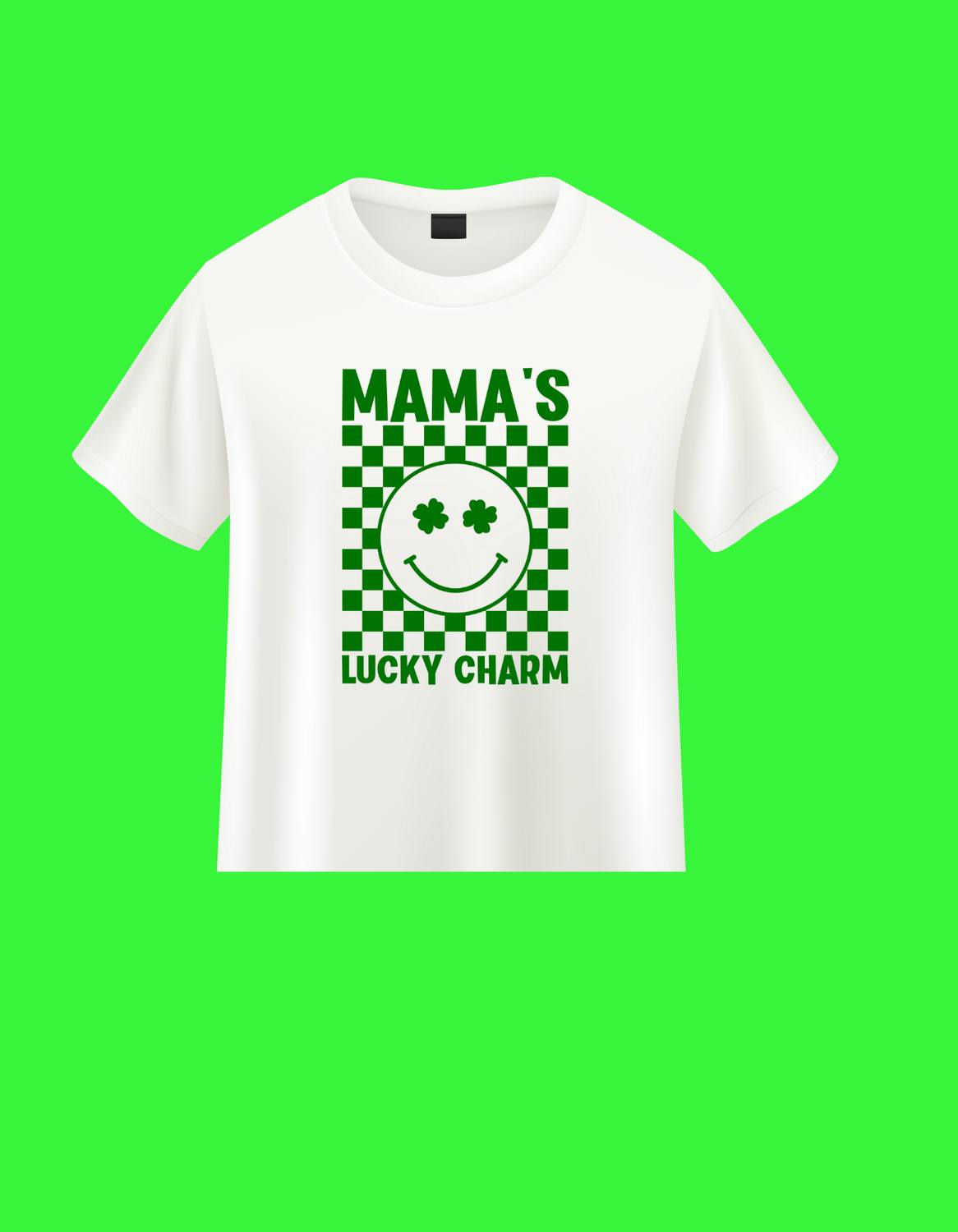 Mama's Lucky Charm-youth smiley face
