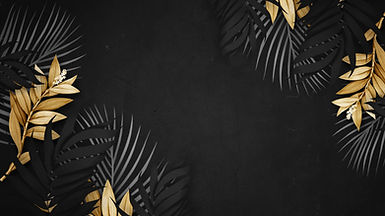 Custom memorial/funeral program featuring Gold Leaves theme