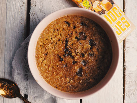 Porridge Fondant Amande & Chocolat au four