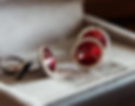 Accessoires cérémonie homme boutons de manchettes en diamants bordeaux