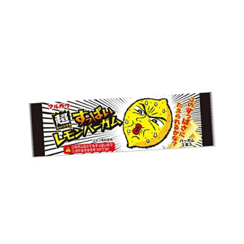 Sour Lemon Gum 2 Sticks Japan Candy Co.