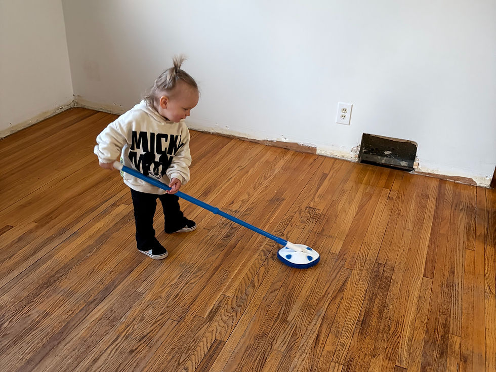 Lola lends a hand
