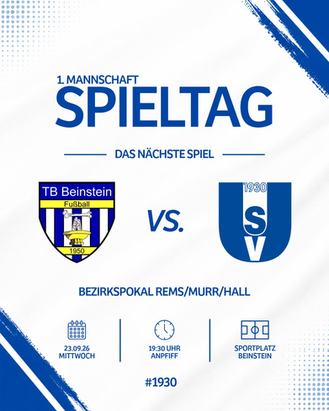 Bezirkspokal – 3. Runde! 🔵⚪️🏆
