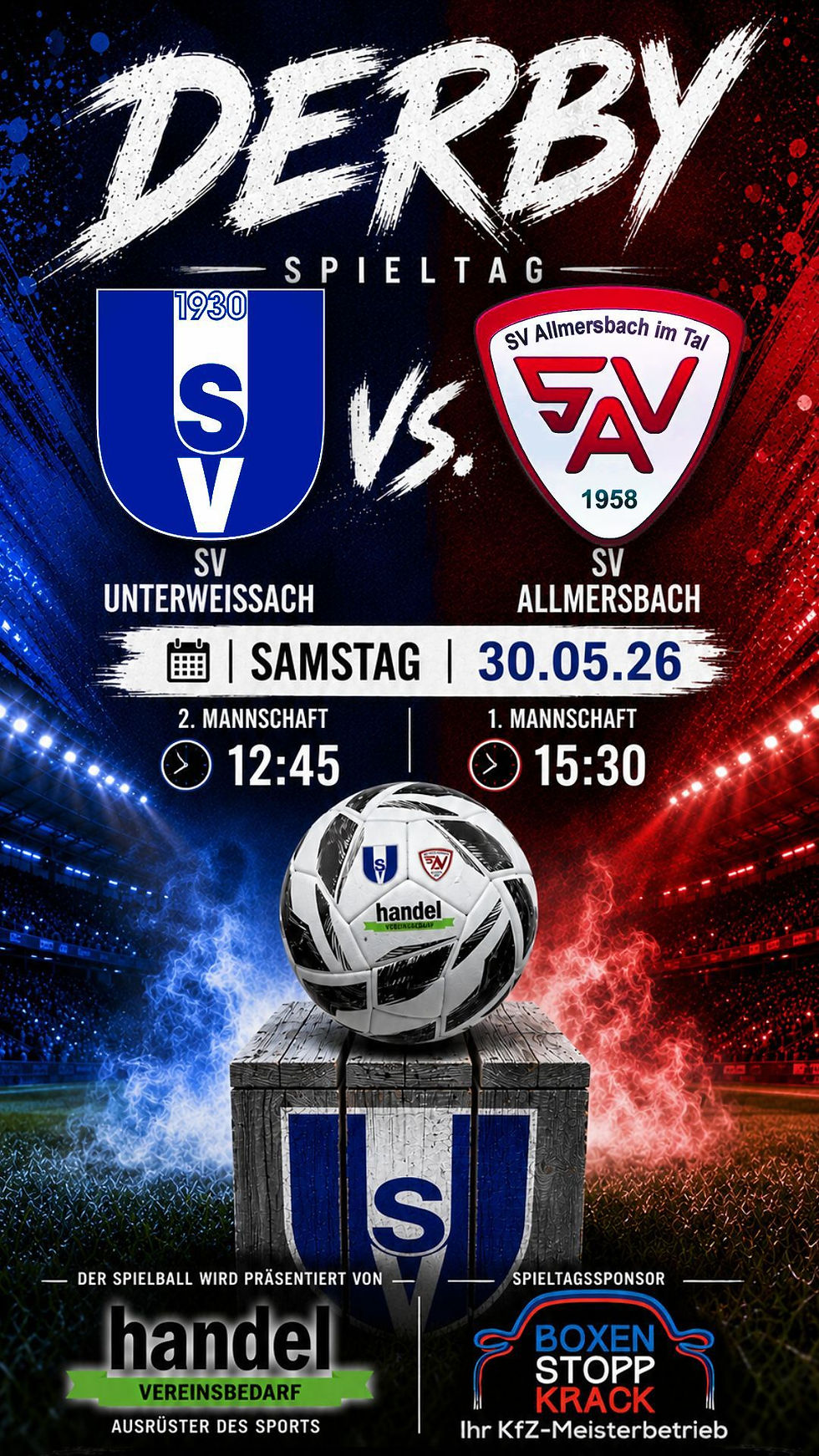 Derby-Heimspieltag auf der Hart! 🔵⚪️🔥