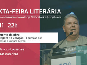 Lançamento A Linguagem do Coração na Sexta-feira Literária desta semana