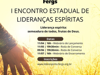 I Encontro Estadual de Lideranças Espíritas