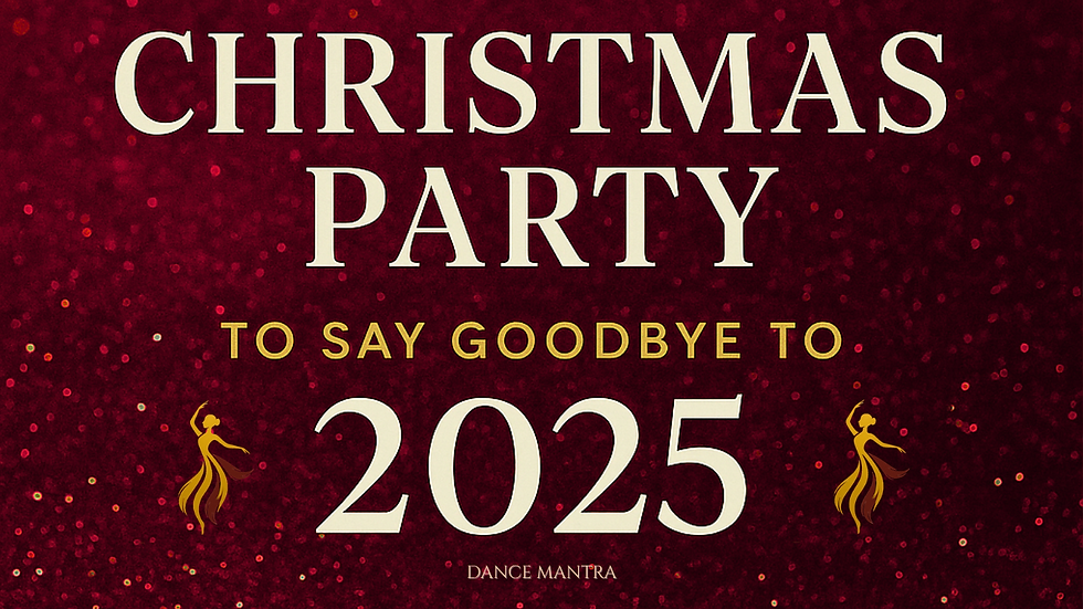 Dance Mantra Christmas Party – Glitzy Glatzy Edition