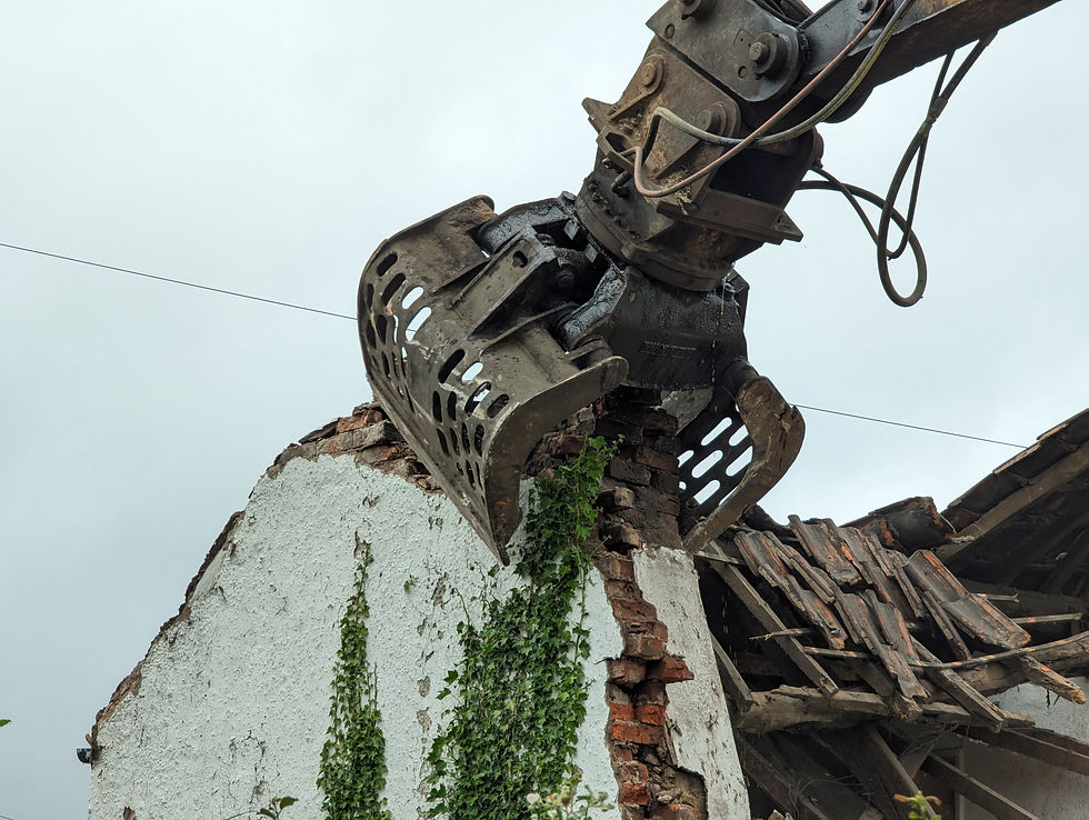 Demolition of a historic building